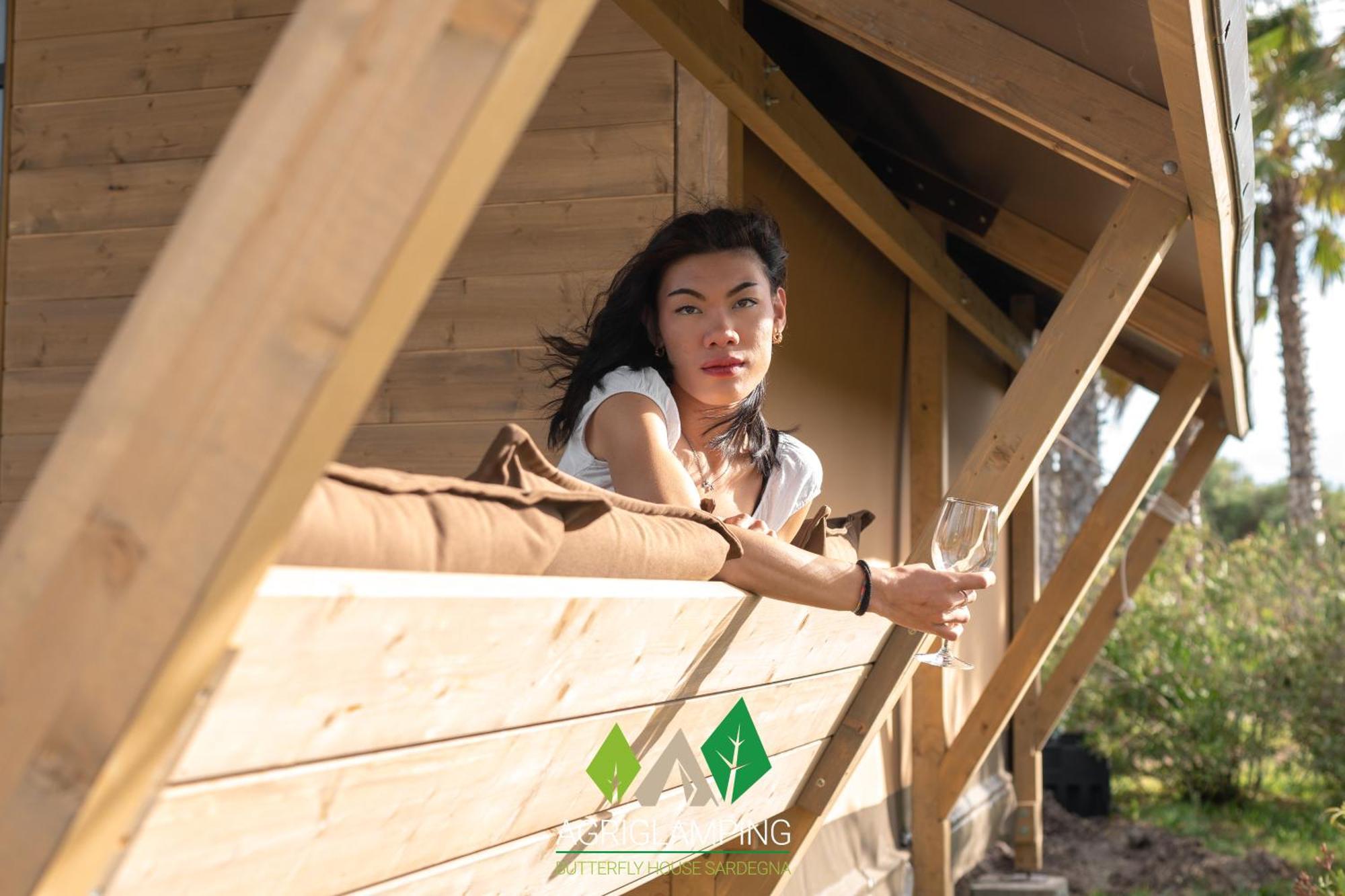 Agriglamping Butterfly House Sardegna Otel Olmedo Dış mekan fotoğraf